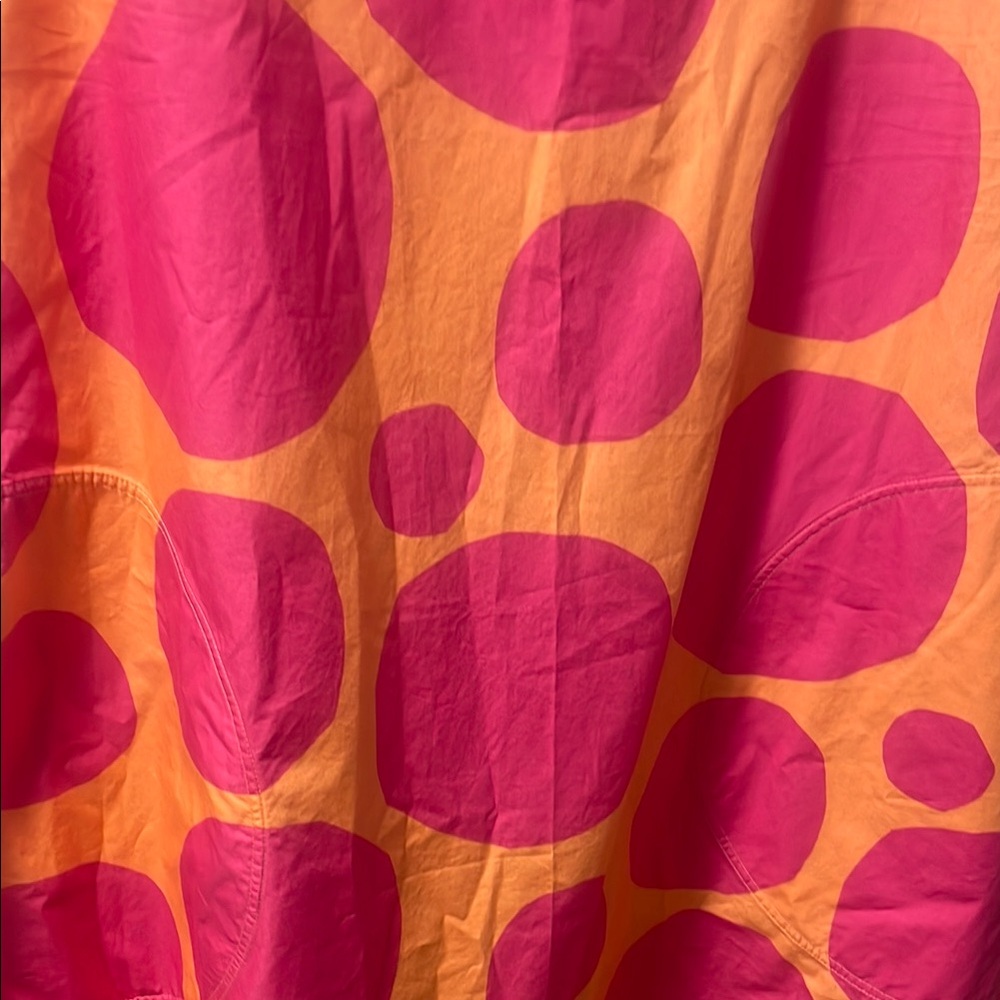 Marimekko Orange Pink Mini Sundress - Picture 3 of 3